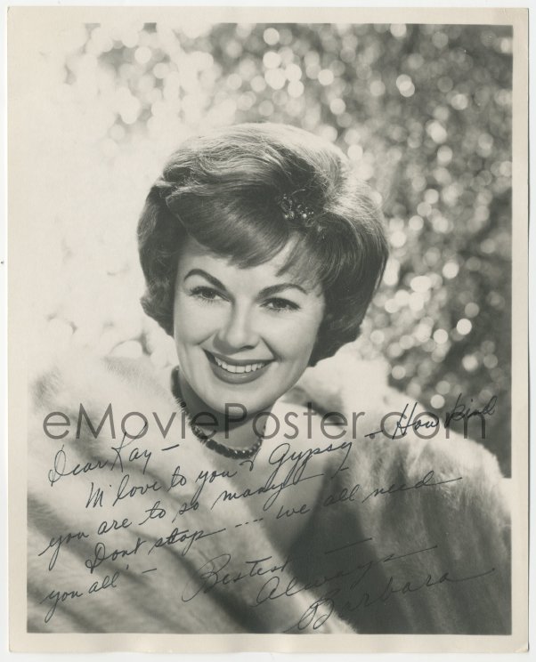 eMoviePoster.com: 3f0527 BARBARA HALE signed deluxe 8x10 still 1950s ...