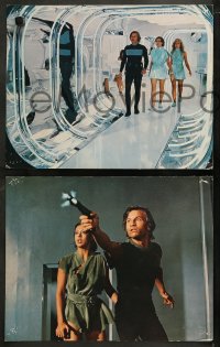 3g0214 LOGAN'S RUN 8 color 11x14 stills 1976 Farrah Fawcett, Michael York & Jenny Agutter, Box!