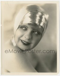 3r0156 CLARA BOW 8x10 still 1920s wonderful close bare shoulder image with turban by Hommel!