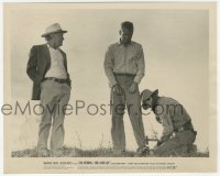 3r0167 COOL HAND LUKE 8x10 still 1967 Strother Martin has shackles put on Paul Newman's feet!