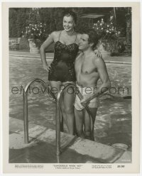 3r0179 DANGEROUS WHEN WET 8x10 still 1953 Esther Williams & Fernando Lamas years before marriage!