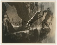 3r0408 MOST DANGEROUS GAME 8x10 still 1932 wonderful art image of most dramatic scene w/ all stars!