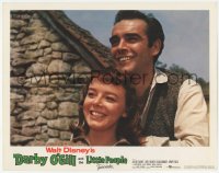 3r1081 DARBY O'GILL & THE LITTLE PEOPLE LC 1959 best portrait of young Sean Connery & Janet Munro!