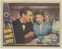 3r1088 DEAD MAN'S EYES LC 1944 c/u of Lon Chaney Jr. & pretty Jean Parker, Inner Sanctum Mystery!