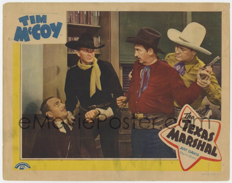 eMoviePoster.com: 3r1432 TEXAS MARSHAL LC 1941 cowboy Tim McCoy and his ...