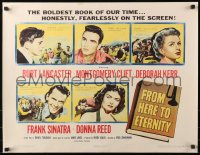 4d0117 FROM HERE TO ETERNITY 1/2sh 1953 Burt Lancaster, Kerr, Sinatra, Donna Reed, Montgomery Clift