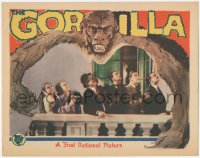 4d0353 GORILLA LC 1927 Fred Kelsey, Walter Pidgeon & cast surrounded by art of giant ape head & arms!