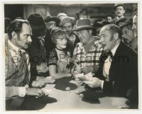 4w1101 COME & GET IT 8x10 key book still 1936 Frances Farmer, Edward Arnold, shell game gambling!