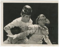 4w1292 HOLD 'EM JAIL 8x9.75 still 1932 wacky image of convict football players Wheeler & Woolsey!