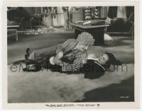 4w1297 HORSE FEATHERS 8x10.25 still 1932 dog catcher Harpo Marx wrestling with woman's fur coat!