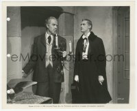 4w1298 HOUSE OF DRACULA 8.25x10 still 1945 John Carradine as the vampire count with Onslow Stevens!