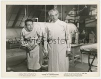 4w1301 HOUSE OF FRANKENSTEIN 8x10.25 still 1944 c/u of Boris Karloff & hunchback J. Carroll Naish!