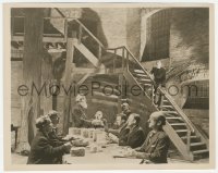 4w1306 HUMAN MONSTER 7.75x10 still 1939 Bela Lugosi on stairs by blind people at table, Edgar Wallace