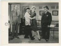 4w1317 I SPIED FOR YOU 8x11 key book still 1943 El Brendel dancing with Nazi agent Barbara Slater!