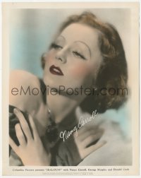 4w0911 JEALOUSY color 8x10.25 still 1934 sexy portrait of Nancy Carroll with facsimile signature!