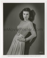 4w1349 JOAN BENNETT 8.25x10 still 1947 full-length sexy portrait in spotlight at Universal Pictures!