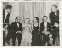 4w1367 KAY FRANCIS/LESLIE HOWARD 7x9 news photo 1936 with Gene Raymond & others at Pickford's party!