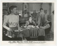 4w1371 KINGS ROW 8x10 still 1942 Ann Sheridan gets food as Ronald Reagan talks to guys at table!