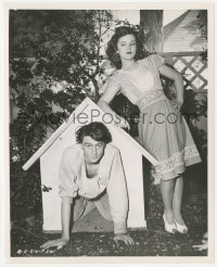 4w1372 KISS & TELL 8.25x10 still 1945 Shirley Temple puts Jerome Courtland in the dog house!