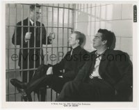 4w1374 KISS OF DEATH 8x10 still 1947 Brian Donlevy visits Victor Mature & Richard Widmark in jail