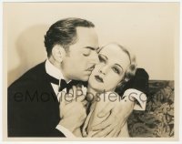 4w1378 LADIES' MAN 8x10.25 still 1931 William Powell kisses uninterested Carole Lombard by Richee!