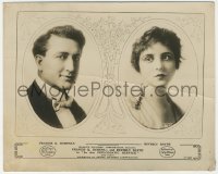 4w1321 IN THE DIPLOMATIC SERVICE 8x10 LC 1916 great portraits of Francis X. Bushman & Beverly Bayne!