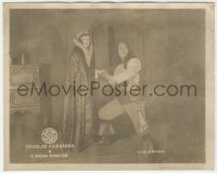 4w1475 MODERN MUSKETEER 8x10 LC 1917 Douglas Fairbanks helps lady in distress Marjorie Daw, rare!