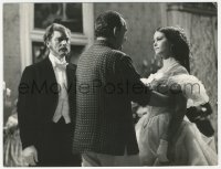 4w1397 LEOPARD candid Italian 7.25x9.5 still 1963 director Visconti w/Claudia Cardinale & Lancaster!