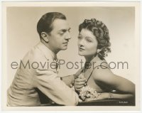 4w1398 LIBELED LADY 8x10.25 still 1936 wonderful close up of William Powell & sexy Myrna Loy!