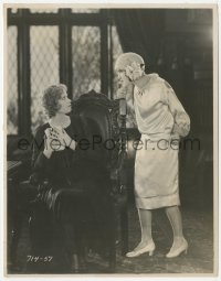 4w1405 LITTLE FRENCH GIRL 8x10 key book still 1925 c/u of Mary Brian confronting Esther Ralston!