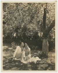 4w1408 LIVING ON VELVET 8x10 still 1935 Warren William & Kay Francis under tree by Scotty Welbourne!