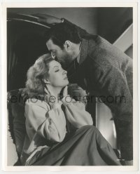 4w1430 MADAME CURIE deluxe 8x10 still 1943 c/u of Walter Pidgeon kissing Greer Garson's forehead!