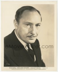 4w1444 MAN MADE MONSTER 8x10.25 still 1941 head & shoulders portrait of Lionel Atwill in suit & tie!