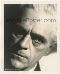 4w1446 MAN THEY COULD NOT HANG 8x10 key book still 1940 super c/u of Boris Karloff by A.L. Schafer!