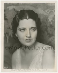 4w1447 MAN WANTED 8x10.25 still 1932 Warner Bros head & shoulders portrait of beautiful Kay Francis!