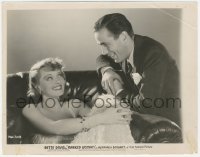 4w1455 MARKED WOMAN 8x10.25 still 1937 Bette Davis two-timing her way to love with Humphrey Bogart!