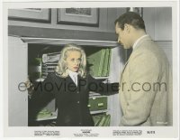 4w0917 MARNIE color 8x10 still 1964 Tippi Hedren stops Sean Connery from getting in safe, Hitchcock!