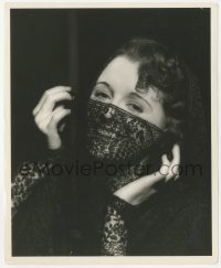 4w1458 MARY ASTOR 8.25x10 still 1930s Warner Bros studio portrait with lace veil by Elmer Fryer!