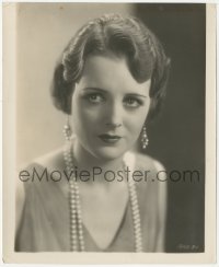 4w1459 MARY ASTOR 8x10 still 1928 great head & shoulders portrait wearing pearl necklace!