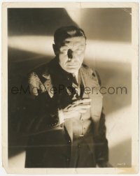 4w1489 MURDERS IN THE ZOO 8x10.25 still 1933 sinister portrait of Lionel Atwill in shadows!