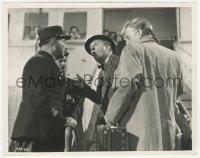 4w1391 LAVENDER HILL MOB English 8x10.25 still 1951 Alec Guinness, Stanley Holloway & police!