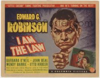 4w0158 I AM THE LAW TC 1938 Little Caesar Edward G. Robinson turns fighting prosecutor!