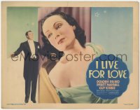 4w0160 I LIVE FOR LOVE TC 1935 super c/u of beautiful Dolores Del Rio, Busby Berkeley, rare!