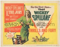 4w0164 I, THE JURY 2D TC 1953 Mickey Spillane, Biff Elliot as Mike Hammer with sexy Peggie Castle