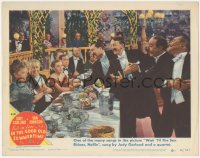 4w0603 IN THE GOOD OLD SUMMERTIME LC #6 1949 Buster Keaton next to Judy Garland & S.Z. Sakall!