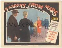 4w0604 INVADERS FROM MARS LC #6 1953 Helena Carter & young Jimmy Hunt in police station, Menzies!