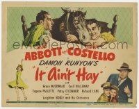 4w0171 IT AIN'T HAY TC 1943 by Janet Ann Gallow, great image of Bud Abbott & Lou Costello!