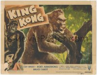 4w0624 KING KONG LC #7 R1956 best special effects image of the giant ape by Fay Wray in tree!