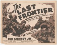 4w0188 LAST FRONTIER TC R1942 serial, Lon Chaney Jr, red-blooded drama of fighting men & days!