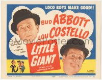 4w0195 LITTLE GIANT TC R1954 buffoons Bud Abbott & Lou Costello are tycoons now, they make good!